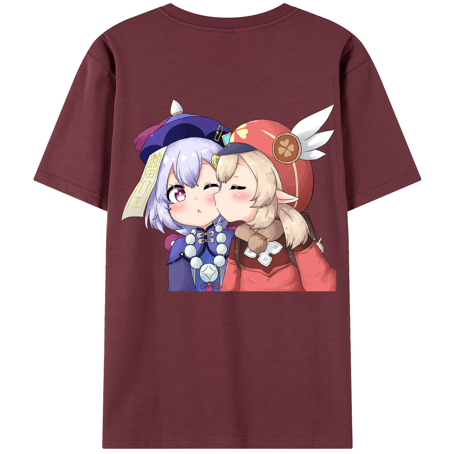 げんし神 七七 なな  genshin Nana 綿100％半袖Tシャツ（背面プリント）